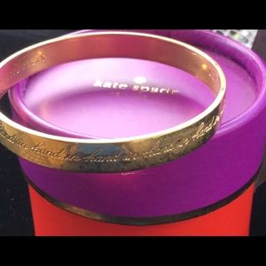 Kate Spade ♠️ Idiom Gold Bangle